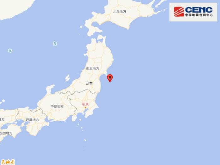 日本福岛近海发生强震