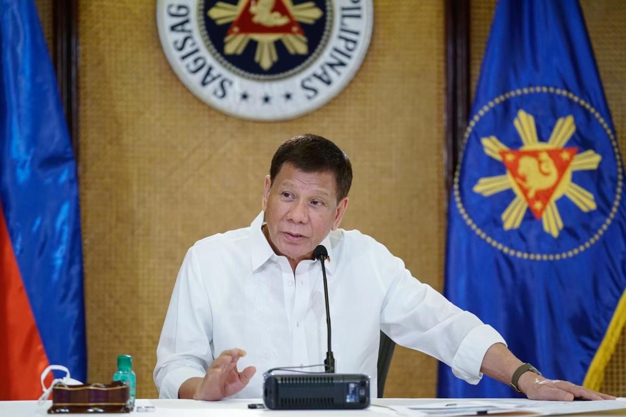 菲律宾总统杜特尔特因与新冠病毒阳性病例密接而自我隔离