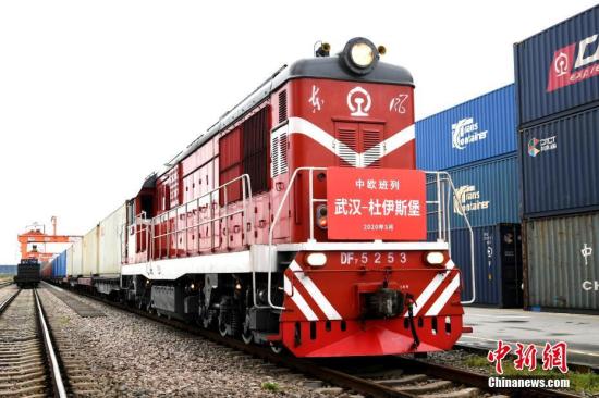 New route of China-Europe freight rail connects Wuhan, Sweden