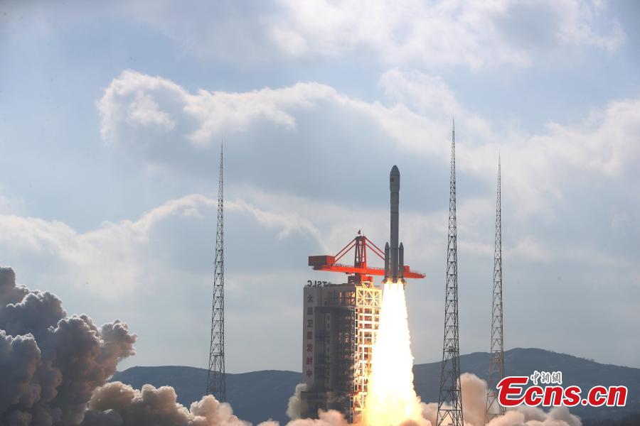 China launches third batch of satellite group